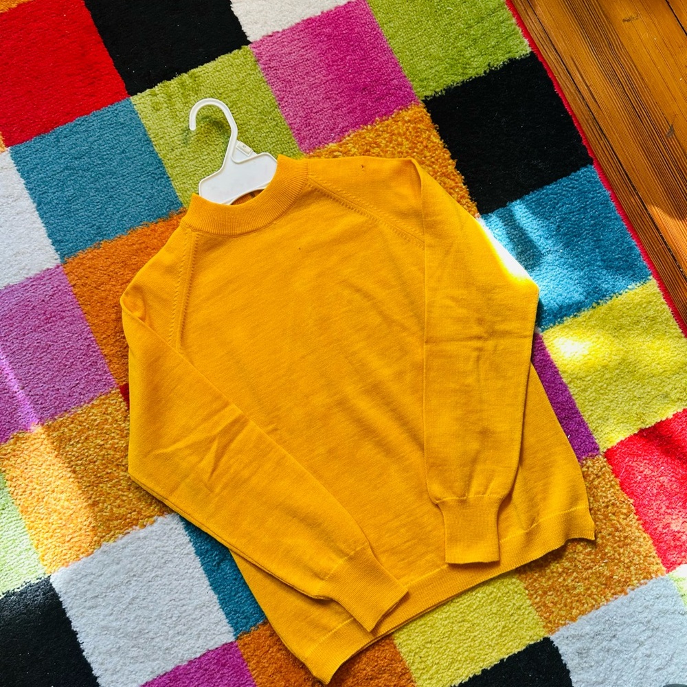 Vibrant Yellow Sweater
